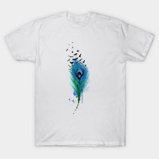 Feather and Birds T-Shirt